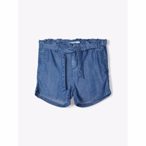 NAME IT Bindebånd Denim Shorts Takaren Blue